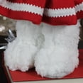 thumbnail image 5 of Northlight 13.5" White and Red Girl Santa Bear in Deer Sweater Christmas Figure Decoration, 5 of 5