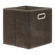 thumbnail image 3 of Cubo Organizador Home  Home Teslin Chocolate 28X27X27 Cm, 3 of 3
