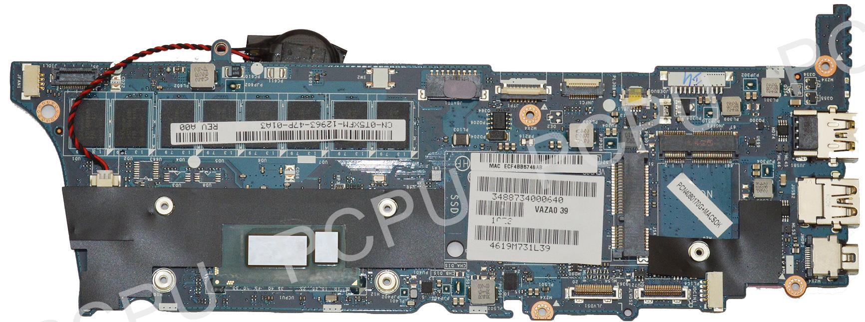 Laptop Motherboard 8GB w/Intel i7-4510U 2.0GHz CPU T5XFM Dell Ultrabook XPS 12 9Q33 