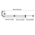 thumbnail image 2 of TIELUTT Say Goodbye To Clutter: Balcony Folding Drying Rack Versatile Sturdy and Ideal for Kitchen Organization Foldable Drying Rack Soap Sponge Holder Bread Board Rack Laundry Drying Rack Wall Mount, 2 of 5