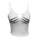 thumbnail image 3 of Camisola Corta Sin Mangas con Estampado de Calavera de Halloween para Mujer S, 3 of 8