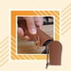 thumbnail image 4 of Sartenes para ollas Soporte para manijas Aislamiento para ollas calientes Funda protectora Resistente al calor para cocinar Sartén para freír Cubierta Picnic al aire libre Marrón Tipo 2 seitruly OD003488-04, 4 of 7