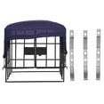 thumbnail image 2 of RC Car Cage and Cover, Portable Lightweight RC Car Iron Cage RC Car Modification Part  for WPL D12 for Children Blue,Gray,Green, 2 of 7