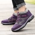 thumbnail image 3 of Botas de nieve de talla grande para aumentar la altura, para hombre y mujer, con forro polar de invierno, cálidas, acolchadas de algodón, para exteriores, deportivas de caña media, acolchadas de, 3 of 6