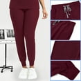 thumbnail image 3 of VIAOLI Scrubs for Women Set Classic V-Neck Top and Yoga Jogger Pant Medical Nursing Uniform Scrubs Set Clearance, 3 of 6