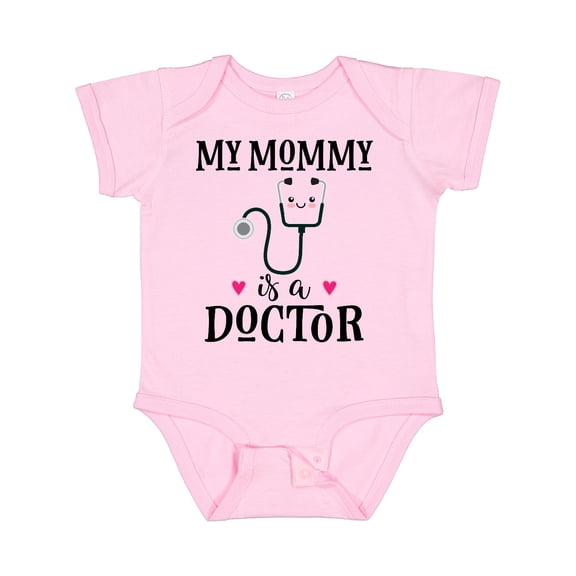 Inktastic Mommy is a Doctor Baby Gift Girls Baby Bodysuit