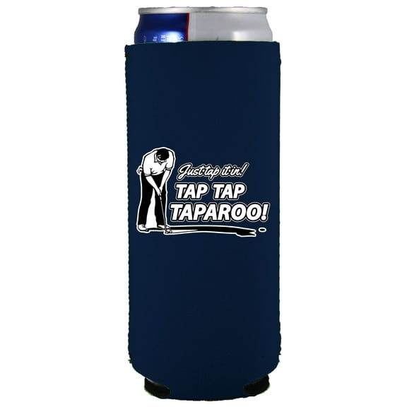 Just Tap It In Tap Tap Taparoo! Slim Can Coolie (Navy)