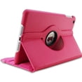 thumbnail image 1 of Étui pour Apple iPad Pro 12.9 à Rotation 360, Couverture Intelligente iPad 12.9 Pro 3 4 5 6e Gén 12.9 Pouces, Étui de Protection en Cuir PU pour Tablette, rose Rouge, Pro 12.9 1re Gén 2015, 1 of 6