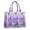 Urple Butterfly Flower, variant on Large Capacity Tote Bag,Purple Butterfly Flower Pattern Handbag Fashion Luxury Tote Bag,15.7"x13"x 5.1" Inches,Laptop Compatible
