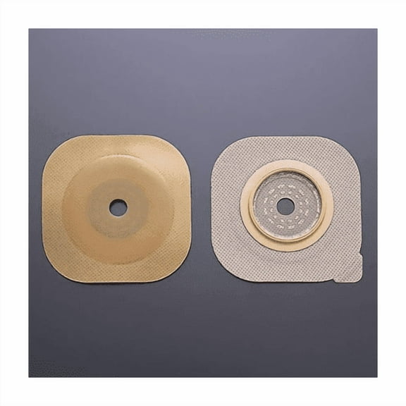 Hollister New Image Flat FlexWear Ostomy Skin Barrier 14202 Green Color Match Cut-to-Fit Up to 1-1/4" 5 Count