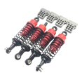 thumbnail image 1 of Amortiguador de Aluminio de 4 Piezas para 1/16 RC Semi-pickup & Pickup Truck - Rojo Sunnimix amortiguador de coche rc, 1 of 6