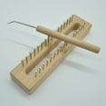 1 Set Knitting Loom Accessories Wooden Scarf Loom Woolen Weaving Kit