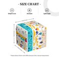 thumbnail image 4 of Logiee Tissue Box Cover 5X5X5'' PU Leather Tissue Holder Square Tissue Cube Box Organizer for Bathroom Vanity Countertop,Car,Night Stands,Office,Home,Kitchen (Funny Farm), 4 of 8