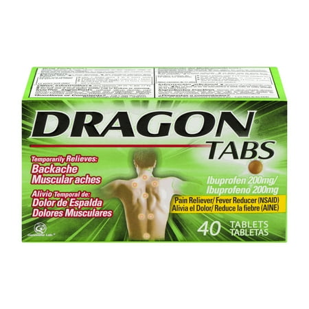 Genomma Lab Dragon Ibuprofen, 40 ea