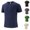 Dark Blue, variant on Nmnitkp Men's Cooling Ice Silk Running Shirts Quick Dry Short Sleeve Athletic Gym T-Shirts UPF 50 Outdoor Workout Tshirts