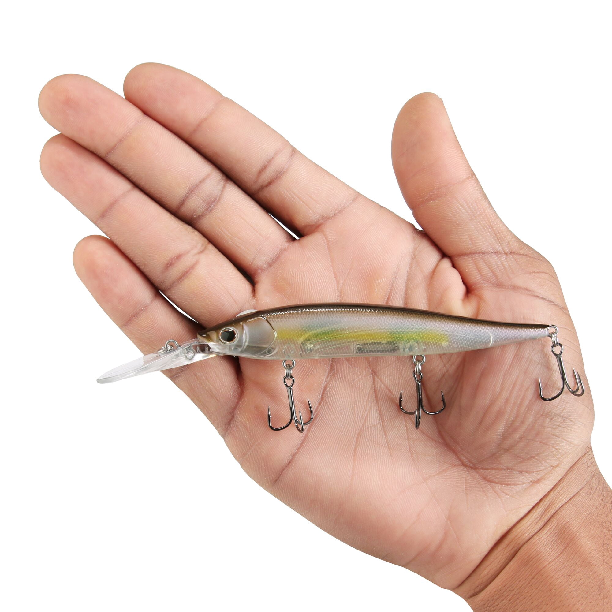 Berkley Stunna, 4.4 in, Jerkbaits, Stealth Shad (1 Count)