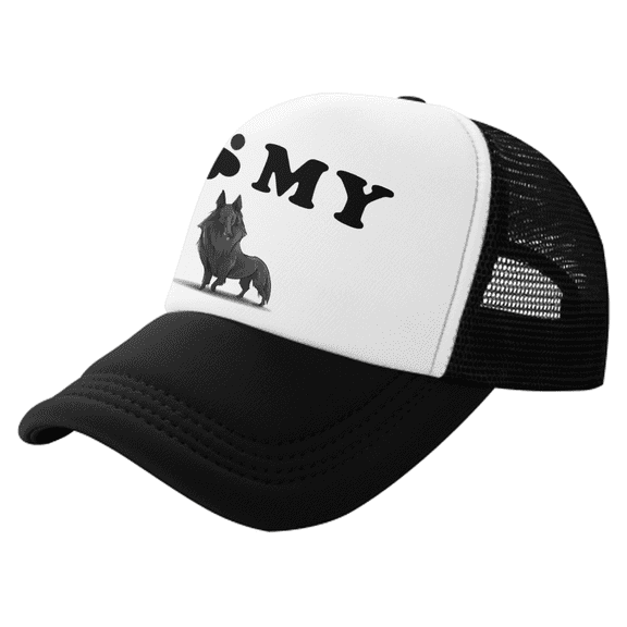 Youth Big Kid Trucker Hat I Love My Belgian Shepherd Dog