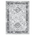 thumbnail image 6 of CAROMIO Washable Living Room Rug Ultra Soft Rug Machine Washable Accent Rug Stain Resistant Ultra Thin Distressed Mats for Bedroom Living Room, 4' x 6' Gray, 6 of 7