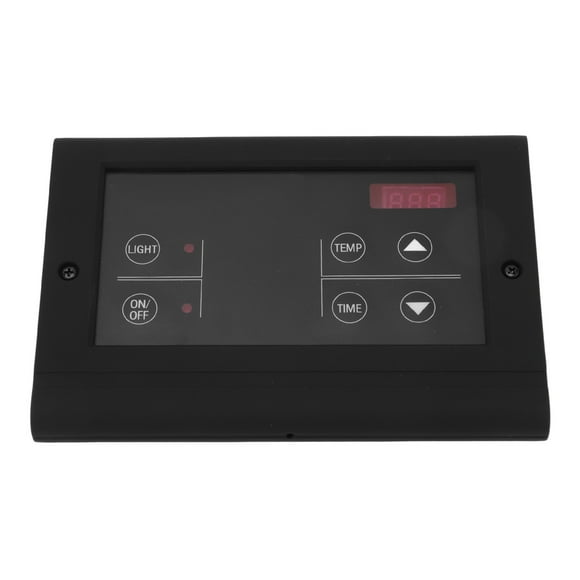 Steam Generator Controller, ABS Housing Easy Operation Digital Controller 35-110 Degrees Celsius 1-12 Hours Setting Multifunctional For 3-27KW Heater White,Black