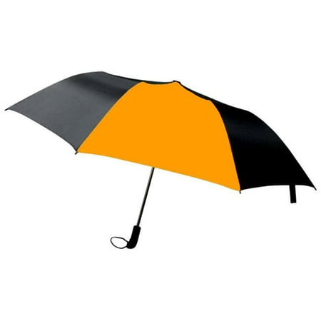 56 folding golf umbrella, with windproof frame design, rubber spray handle, and mesh carrying