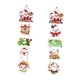 thumbnail image 4 of 2 piezas de letreros colgantes de puerta de Navidad, decoración navideña, colgador decorativo para puerta de entrada, adornos colgantes para porche de, 4 of 9