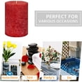 thumbnail image 4 of 3" x 4" Cinnamon Cide Red Scented Pillar Candle, 4 of 4