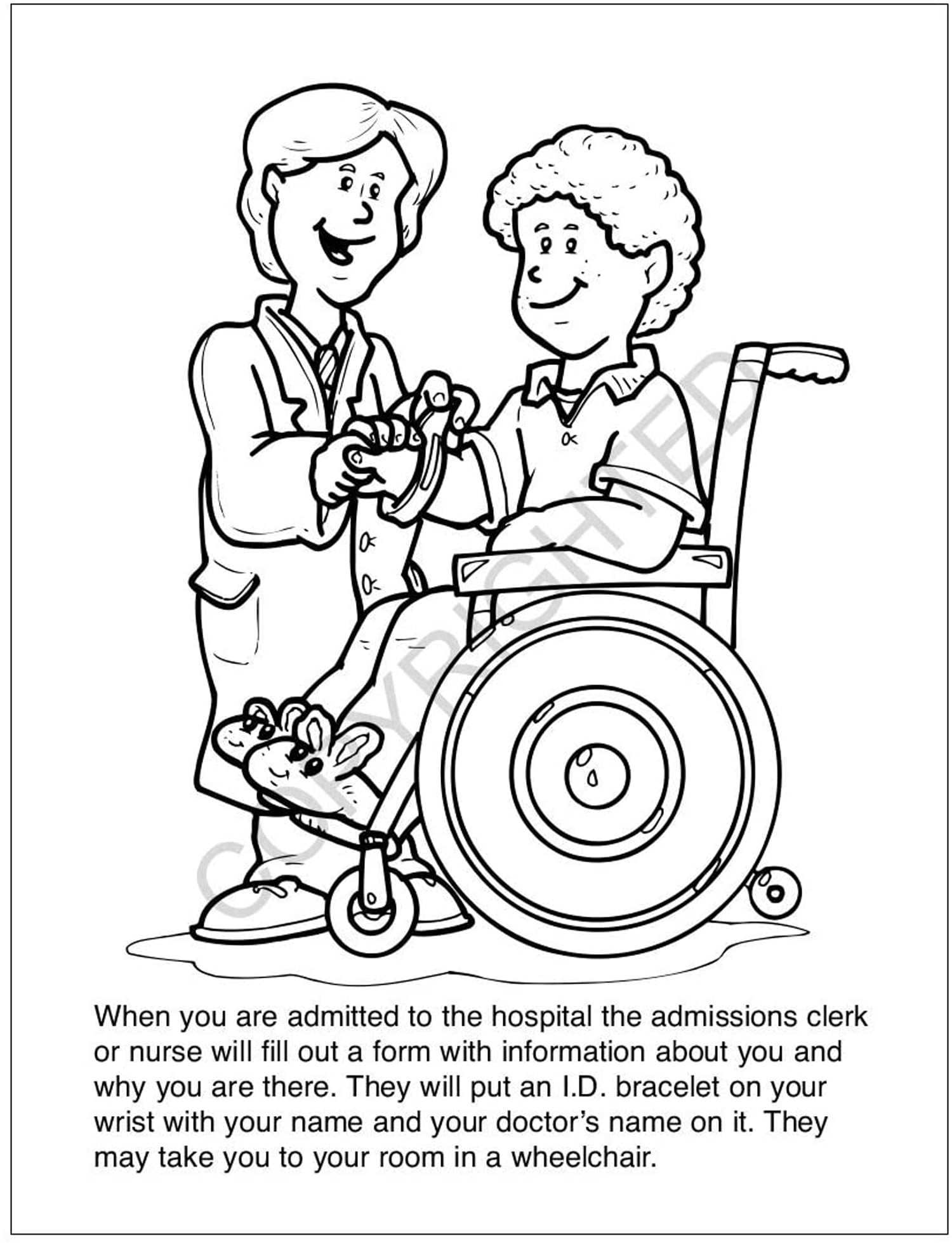 25 Pack - Your Hospital Cares About You Kid's Coloring & Activity Books