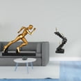 thumbnail image 2 of Estatua del corredor,Estatua de corredor,escultura de arte abstracto,figura,Estatua de escalera,Estatua de escalera de libros para trepar,decoración artística,Escultura de escaleras de libros, 2 of 8