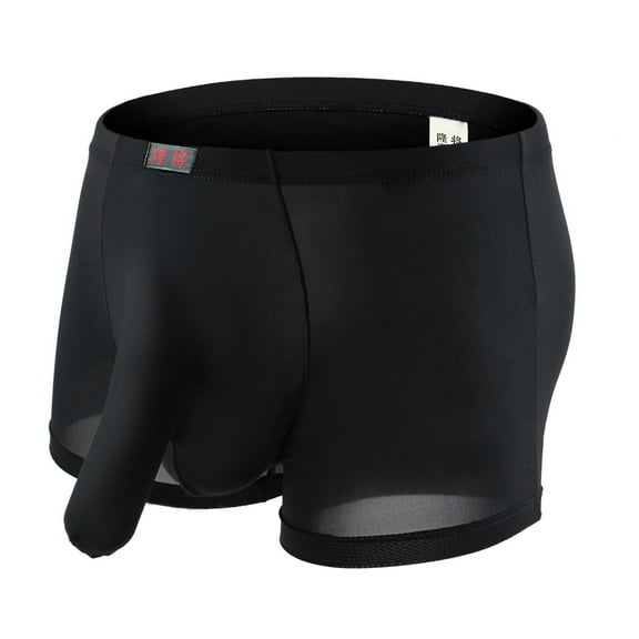 Mens Boxer Briefs Ultra Comfort Soft Underpants U Shaped Pouch Space Chamber Briefs Moisture Wicking Breathable Underpants Open Fly Tag Free Trunk Briefs