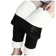 thumbnail image 2 of Calzoncillos para Mujer Gibobby Leggings de lana de terciopelo gruesos Negro M, 2 of 5
