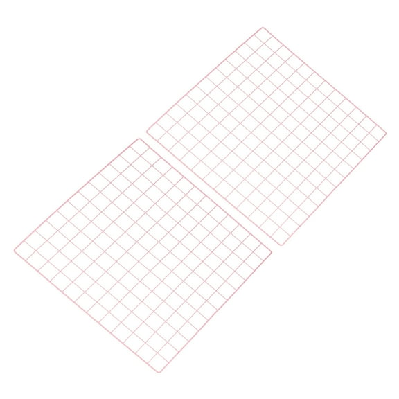 Uxcell 24"x24" Wire Grid Panel, 2 Pack Board for Photo Display and Home Office Wedding Decor, Pink