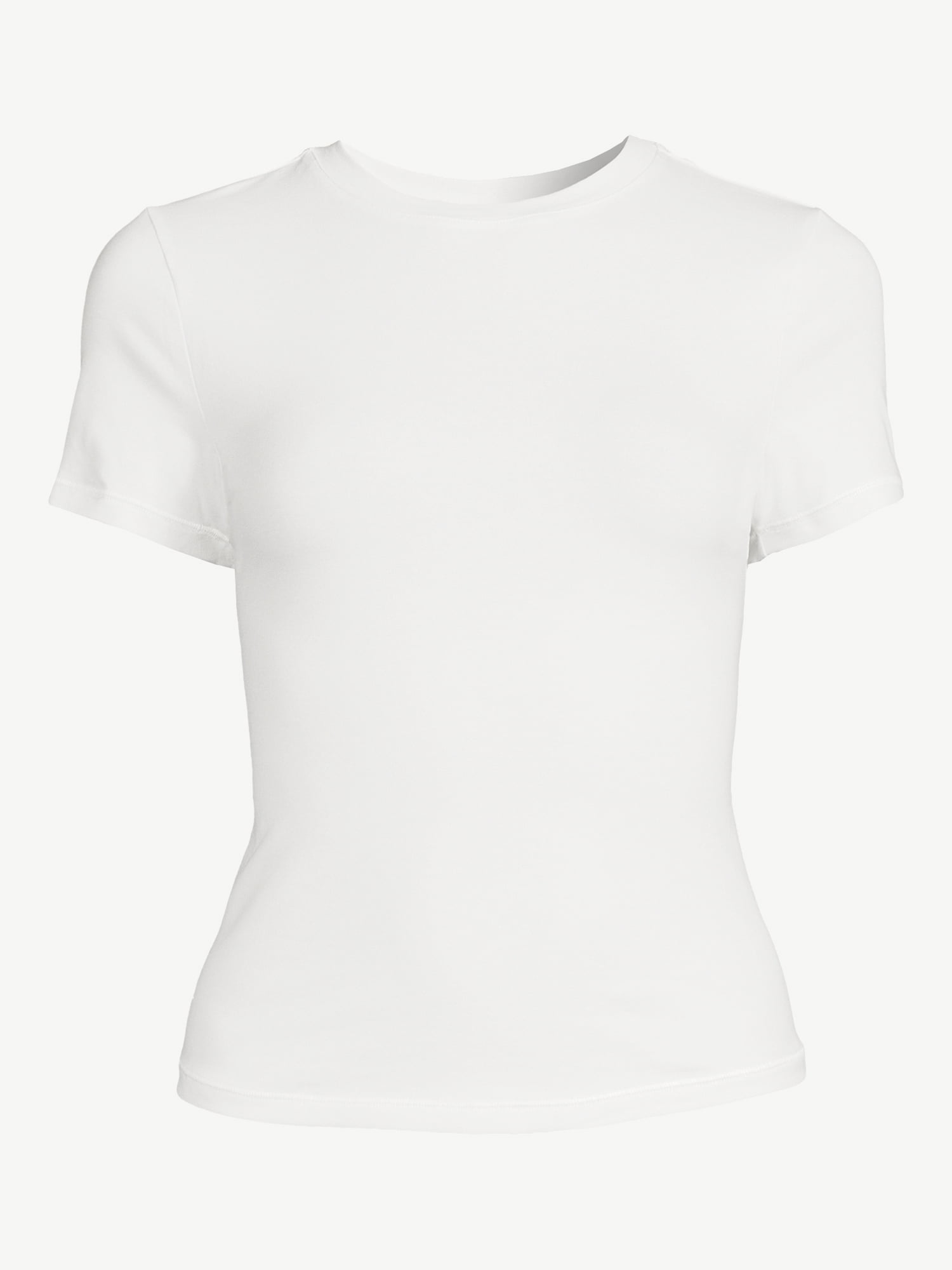 Scoop Women's Ultimate Refined Jersey Knit Fitted Baby Tee, Sizes XS-XXL