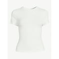 thumbnail image 4 of Scoop Women's Ultimate Refined Jersey Knit Fitted Baby Tee, Sizes XS-XXL, 4 of 6