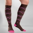 thumbnail image 4 of Chevron Argyle Compression Socks L / Black-Grey, 4 of 4
