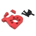 thumbnail image 4 of Milaget RC Car Motor Base Bracket Metal Motor Bracket for Wltoys 144010 Red, 4 of 6