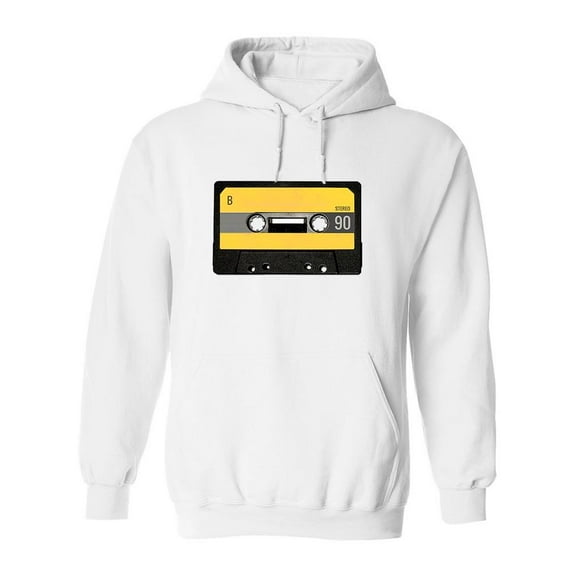 Audio Cassette Design Hoodie Men -Image by Shutterstock, Male 3X-Large