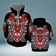 thumbnail image 4 of Nueva sudadera con capucha para hombre, con estampado 3D de samurái japonés, moda urbana, sudaderas con capucha de manga larga, chaqueta informal, pulóveres, abrigo para exteriores, 4 of 4