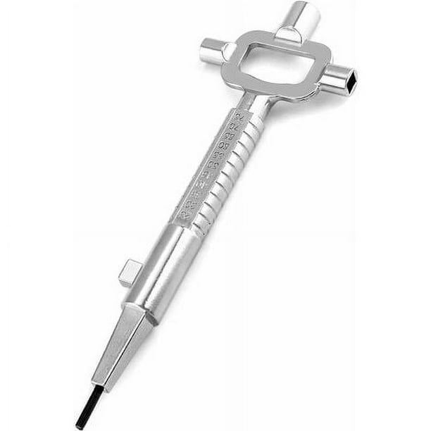 Llave De Armario De Control Universal 4 En 1 Llave Cuadrada De Triángulo Multifuncional Para