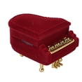 thumbnail image 3 of Joyero portátil con forma de piano, ideal para guardar pendientes, collares, anillos, regalos y viajes., 3 of 14