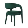 thumbnail image 4 of Side Dining Chair, Green, Velvet, Kitchen Cafe Bistro Hospitality Restaurant, Modern Contemporary Boutique HB35944, 4 of 10