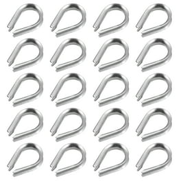 Campbell Galvanized Zinc Wire Rope Thimble 1/4 in. L Campbell Galvanized Zinc Wire Rope Thimble 1/4 in. L