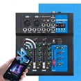 thumbnail image 2 of DJ Audio Mixer 4 Channel Sound Mixing Console with USB MP3 Jack 12V Power for Computer Recording an, 2 of 5
