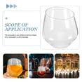 thumbnail image 5 of Soimiss Transparent Glass Wine Cup Stylish Comfortable Touch for Party Use, 5 of 8