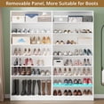 thumbnail image 3 of Richya 71'' Tall 8 Tiers Shoe Cabinet Holds 32-40 Pairs,Shoe Rack,Shoe Storage Organizer for Entryway,Storage Shelves,, 3 of 6