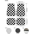 thumbnail image 2 of Leopard Print Car Floor Mats Set of 4,Leopard Animal Skin Pattern Vehicle Front Rear Carpets Mat Decorative Car Floor Carpets Rugs Non-Slip Auto Car Accessories Universal Fit for Car SUV Truck Van, 2 of 4