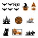thumbnail image 1 of Decoraciones de bandeja escalonada de Halloween Sunloudy, centros de mesa de fantasma de calabaza para fiesta de casa embrujada Sunloudy  Decoraciones de bandejas de Halloween, 1 of 6