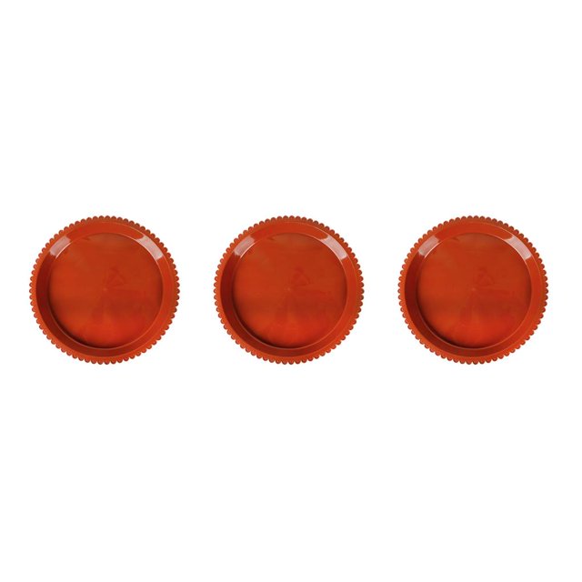 Injueey Bandeja para macetas, Base grande gruesa duradera, bandejas de goteo para macetas redondas prácticas de plástico, maceta para Type1 NO1