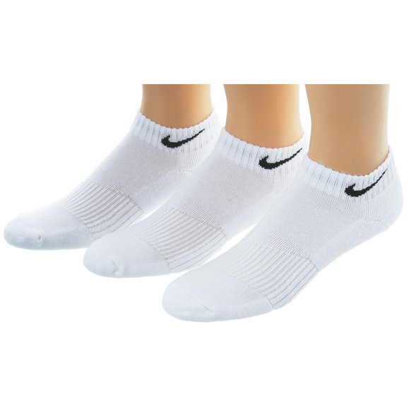 Nike SX4701-101: Performance Cushion Low Training Unisex Socks (3 Pair)