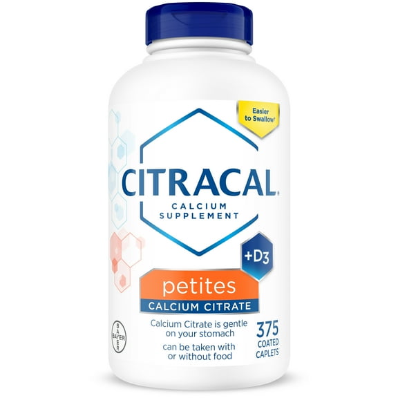 Citracal Petites, Calcium with Vitamin D3, Bone Health Support, 375 Caplets