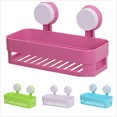 thumbnail image 5 of MasteelfCA Plastic Suction Cup Bathroom Kitchen Storage Rack Organizer Shower Shelf (Blue), 5 of 5